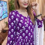Lilen printed Three Piece