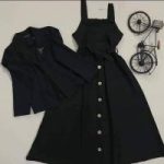 Western Denim style Ladies Blazer Gown Tops - Image 3