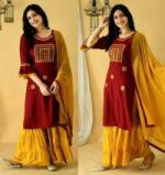 সৃজা এম্বোডারি গারারা থ্রি পিস কালেকশন - Image 3