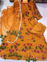 Readymade Gown Three Piece