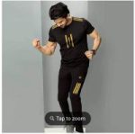 Sportswear Casual O-neck T-shirts + Pants Tracksuit Set - Image 4