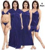 6 Pieces Night Dress Set - Image 4