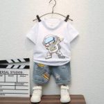 Summer Baby T-Shirt Pant Combo Set - Image 2
