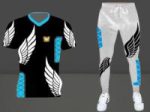 Premium Quality Stylist Printed Half Sleeve T-Shirt & Full pant ( Set )for Men - Image 2