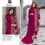 রেডিমেড জর্জেট এমব্রয়ডারি থ্রী পিস - Image 3