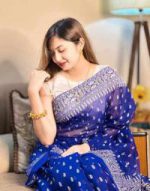 হাফ সিল্ক স্ক্রিন প্রিন্ট শাড়ি - Image 3