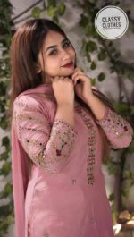 কারচুবি  থ্রি পিস - Image 3