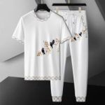 Printed Half Sleeve T-Shirt & Full pant Set - Image 2