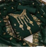 Embroidary Georjet Three Piece