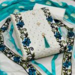 কাশ্মীরী আড়ি এম্ব্রডারী থ্রি-পিচ - Image 4