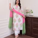 সুতি থ্রী-পিস