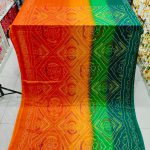 ইন্ডিয়ান চুনরি প্রিন্ট শাড়ী