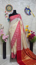 প্রিমিয়াম হাল্ফ সিল্ক শাড়ি - Image 2