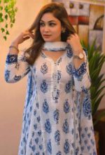 Cotton Gown Three Piece - Image 2