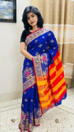 প্রিমিয়াম হাইব্রিড সুতি শাড়ি (রিয়েল ছবি) - Image 2
