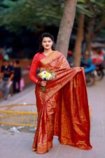 সিল্ক কাতান শাড়ি - Image 3