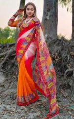 Soft Silk High Quality Sharee with Blouse Piece - Image 3