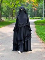 আয়েশা বোরকা সেট হিজাব নিকাবসহ - Image 4