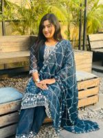 Georgette Embroidery Four Piece - Image 3