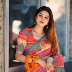 digital print sharee with blause pics