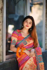 digital print sharee with blause pics
