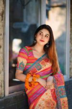 digital print sharee with blause pics - Image 2