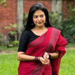 Cotton mixed sharee