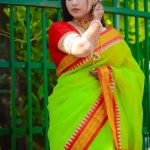 Half silk modhurai sharee