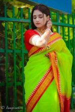 Half silk modhurai sharee - Image 2