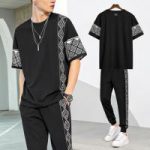 Drop Shoulder Mash T-Shirt and Trouser Combo - Image 3