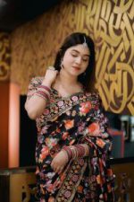 Premium Eid Sharee with Blouse Piece - Image 3