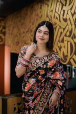 Premium Eid Sharee with Blouse Piece - Image 4