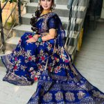 Dhupian Silk Sharee with Blouse Piece