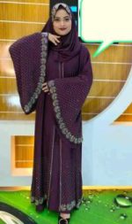 Stone Koti Borka with Hijab - Image 4