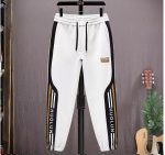 Black Cargo Stripe Sweatpants Joggers - Image 4