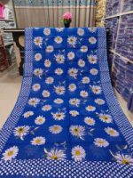 Half Silk Skin Print Sharee - Image 2