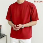 Solid Drop Shoulder Tshirt - Image 4
