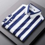 Men's Long Sleeve Stripe Print Shirt - Image 3