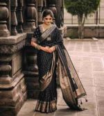 Afsan Print Sharee with Blouse Piece - Image 3