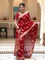 Dhupiyan Sharee with Blouse Piece - Image 4