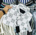 Luxury Popcorn Half Sleeve Print Shirt - Image 4