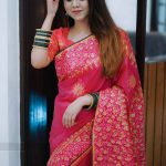 Kubari Silk Saree (With Blouse piece )