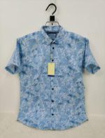 Pure Cotton Half Sleeve Print Shirt for Men's - Image 2