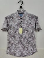 Pure Cotton Half Sleeve Print Shirt for Men's - Image 4