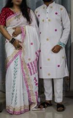 Sharee Panjabi Couple Set - Image 3