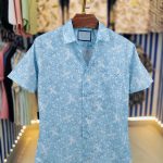 Pure Cotton Half Sleeve Print Shirt