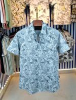 Pure Cotton Half Sleeve Print Shirt - Image 4