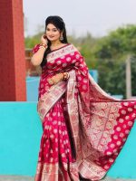 Indian soft katan sharee