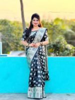 Indian soft katan sharee - Image 4
