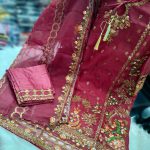 Pakistani Design 4-Piece Sada Bahar Tissue Set